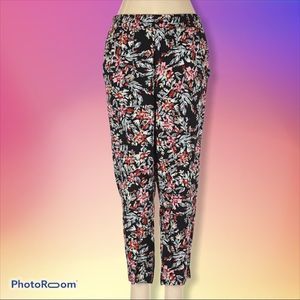 - Jessica Simpson Floral Ankle Pant Medium